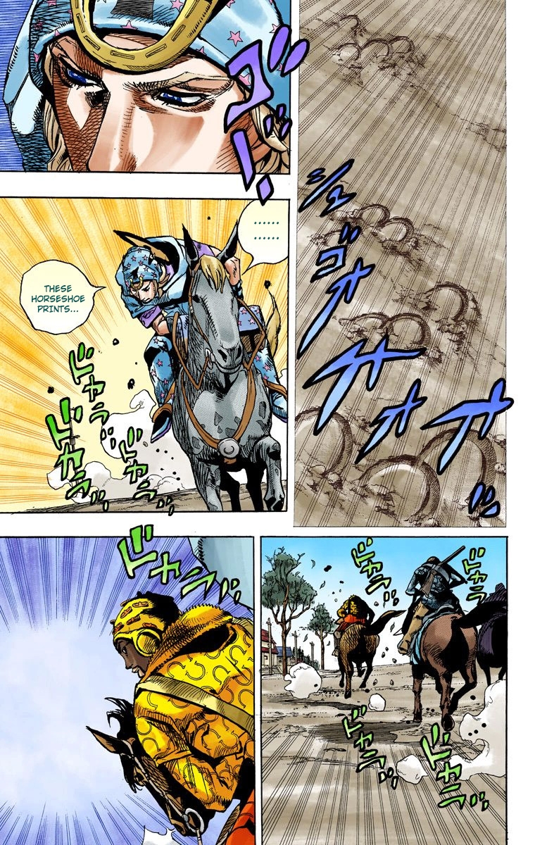 JoJo's Bizarre Adventure Steel Ball Run Colored Manga