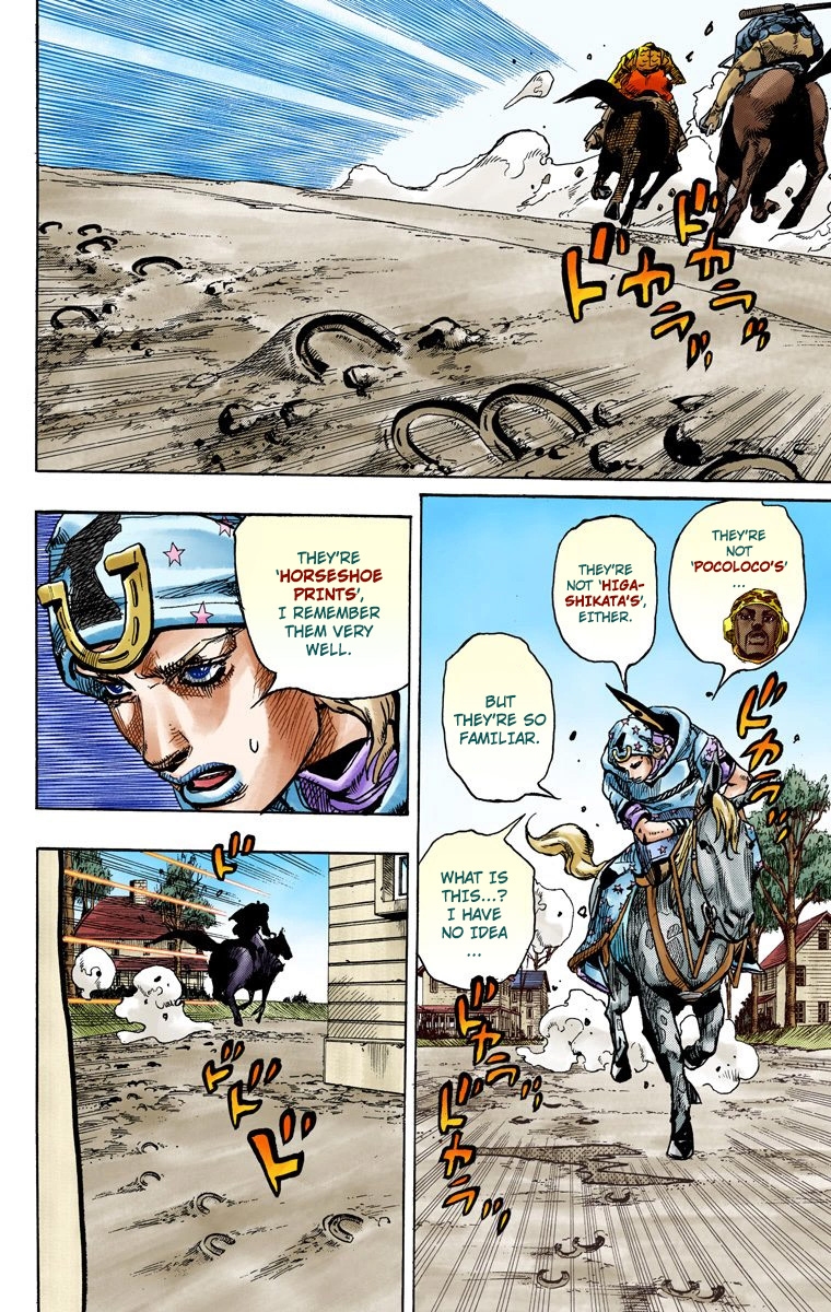 JoJo's Bizarre Adventure Steel Ball Run Colored Manga