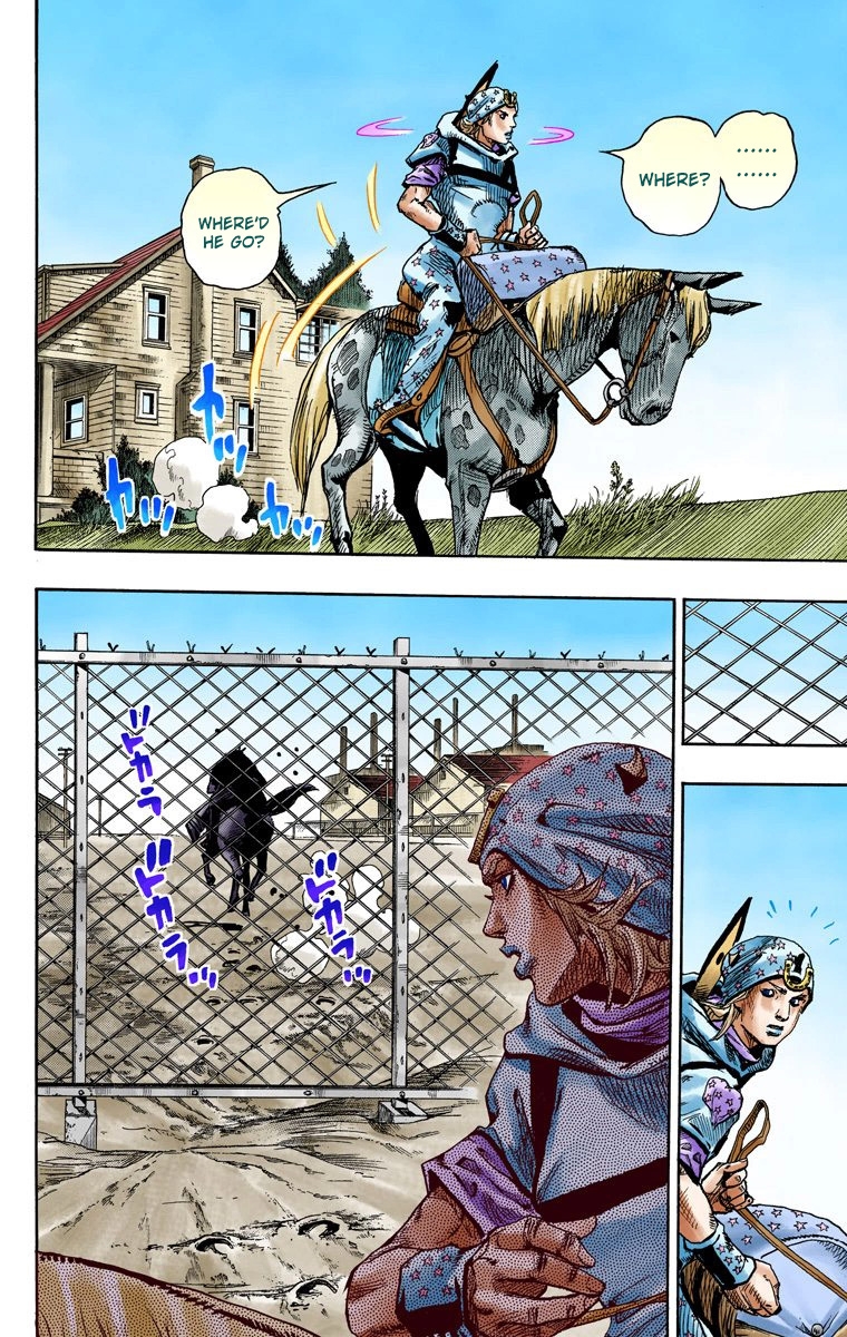 JoJo's Bizarre Adventure Steel Ball Run Colored Manga