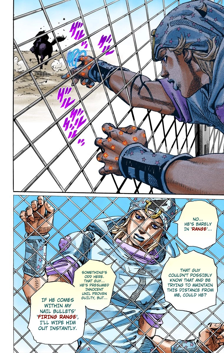 JoJo's Bizarre Adventure Steel Ball Run Colored Manga
