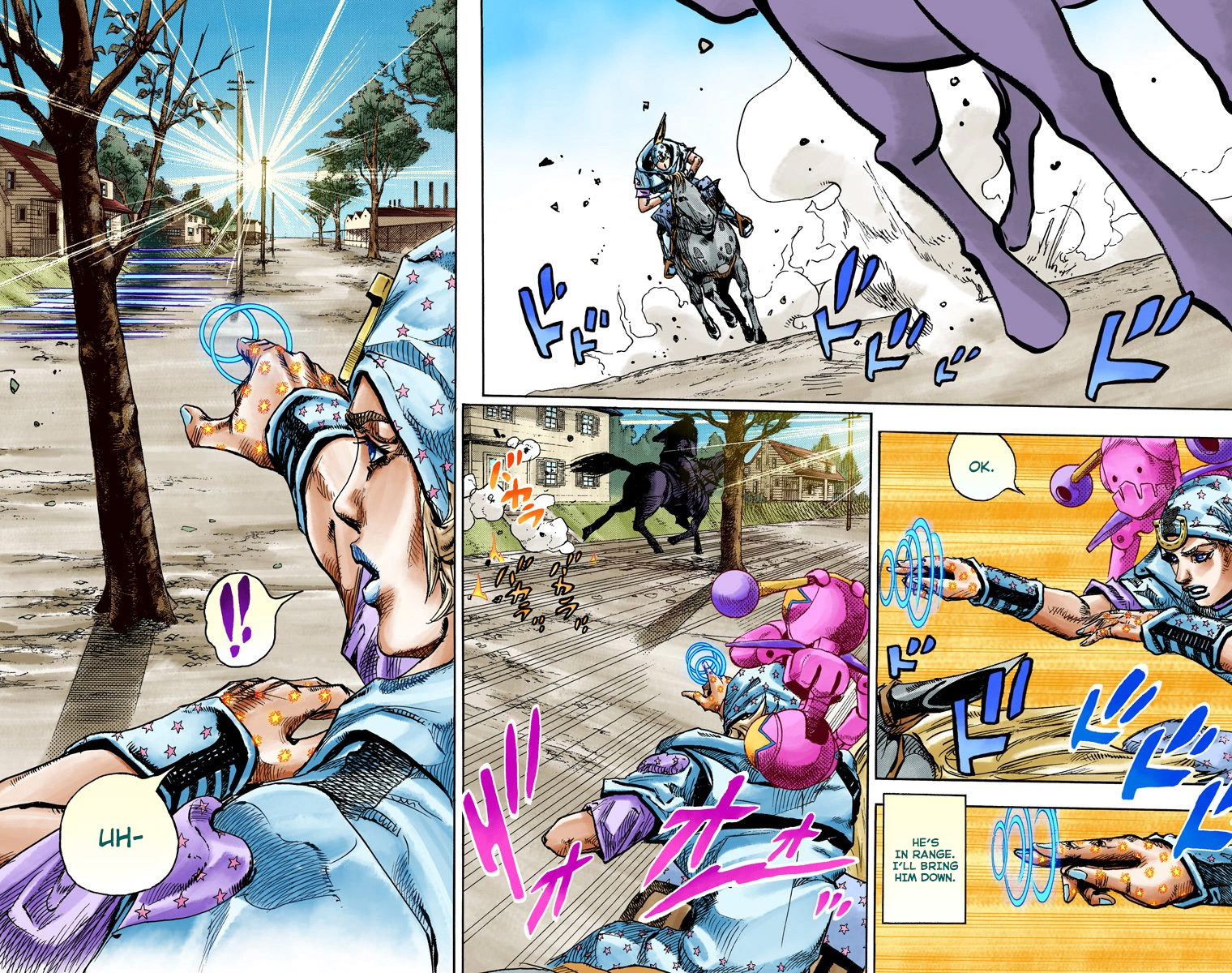 JoJo's Bizarre Adventure Steel Ball Run Colored Manga