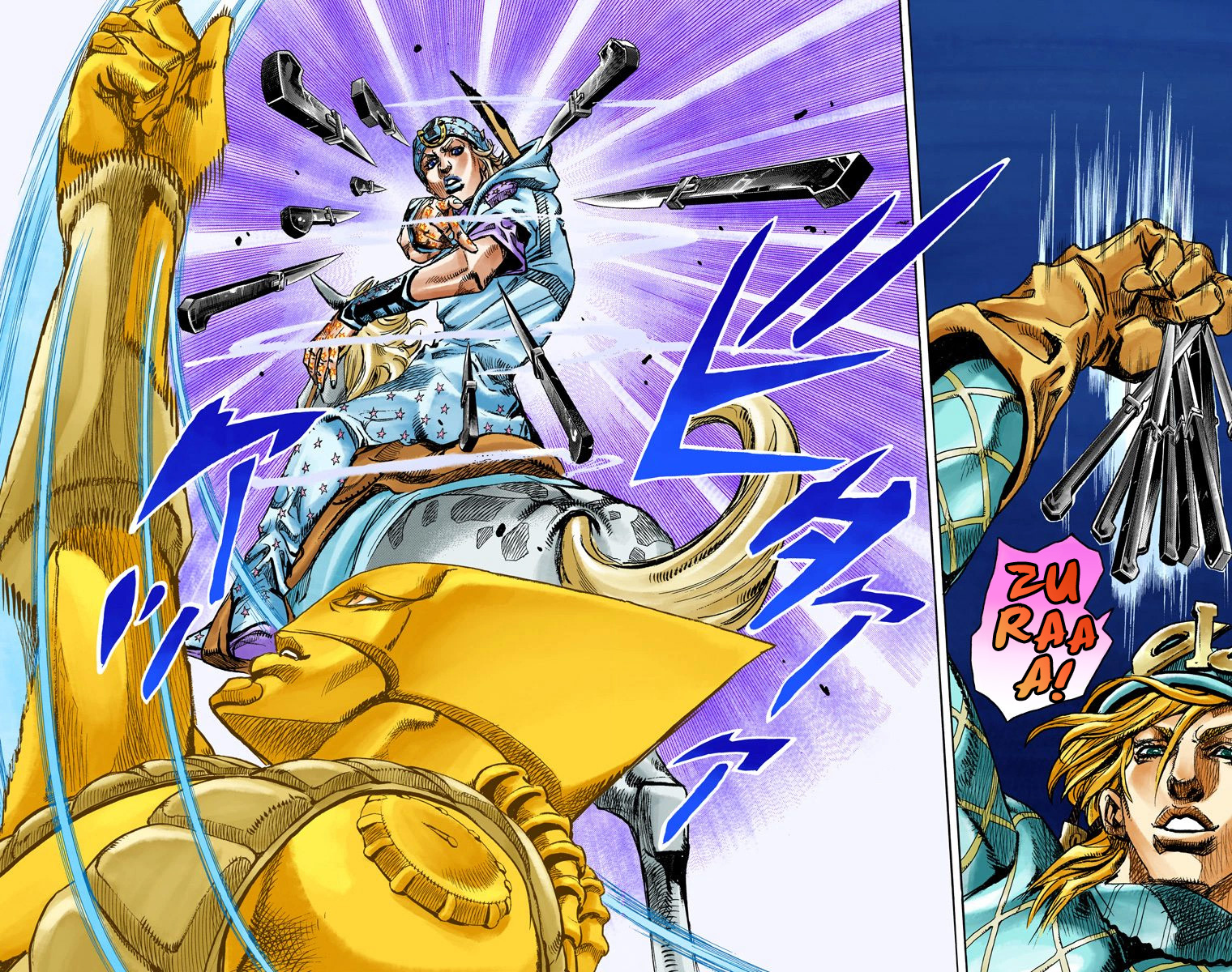 JoJo's Bizarre Adventure Steel Ball Run Colored Manga
