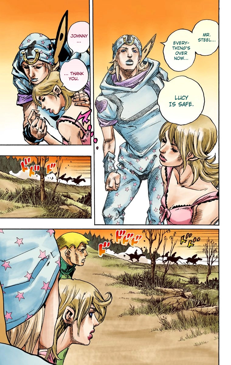 JoJo's Bizarre Adventure Steel Ball Run Colored Manga