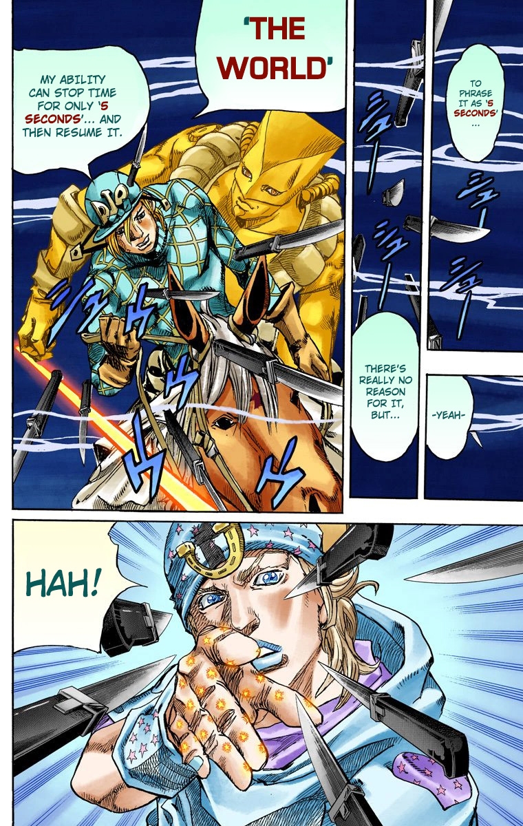 JoJo's Bizarre Adventure Steel Ball Run Colored Manga
