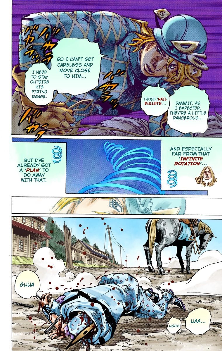 JoJo's Bizarre Adventure Steel Ball Run Colored Manga