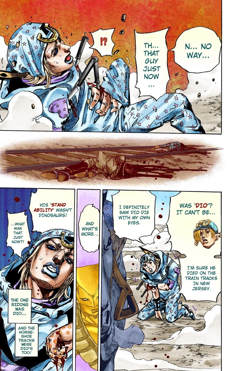 JoJo's Bizarre Adventure Steel Ball Run Colored Manga