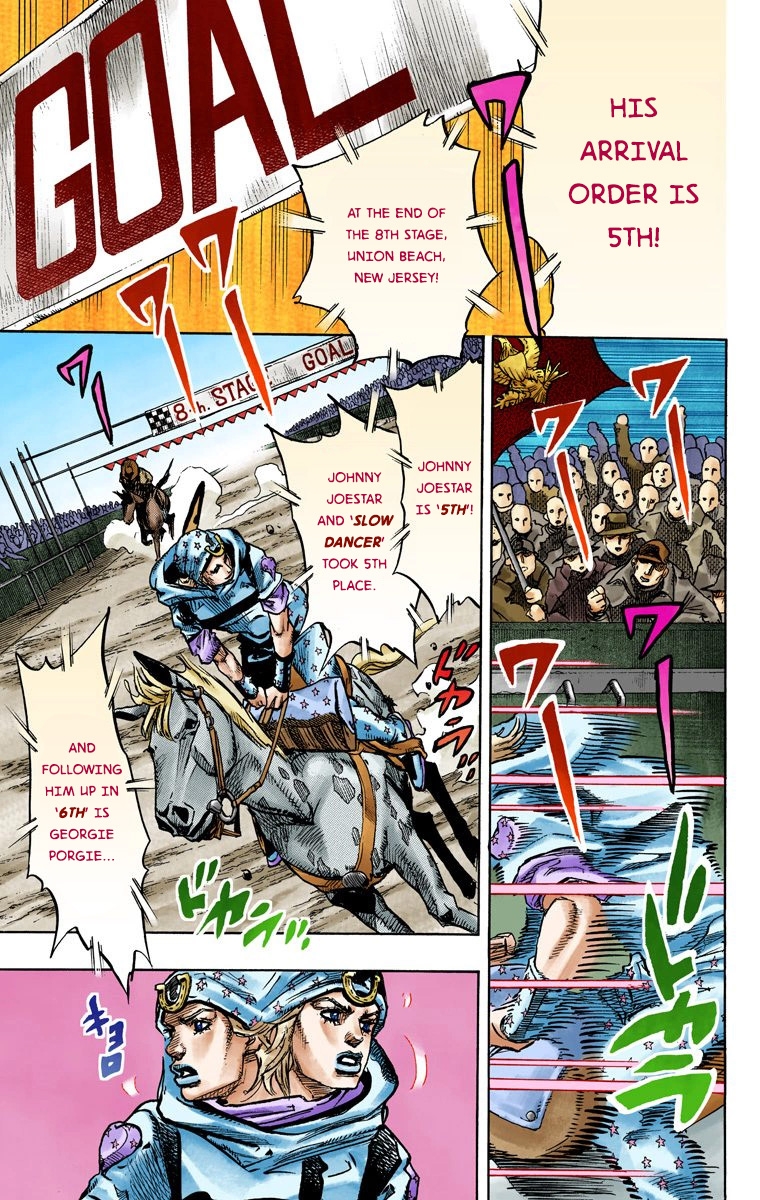JoJo's Bizarre Adventure Steel Ball Run Colored Manga