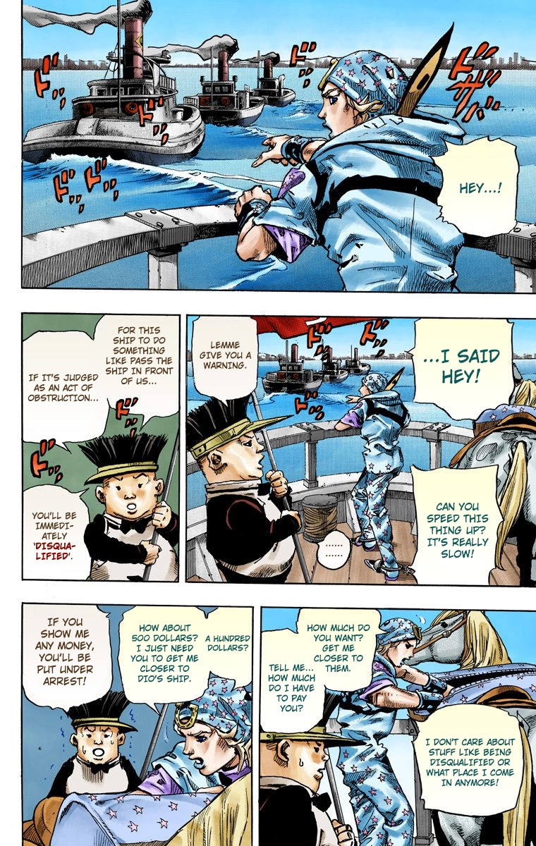 JoJo's Bizarre Adventure Steel Ball Run Colored Manga