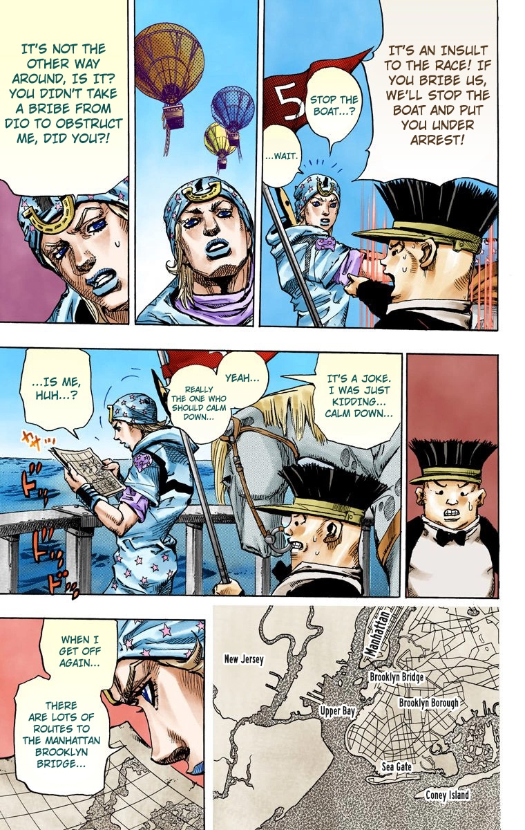 JoJo's Bizarre Adventure Steel Ball Run Colored Manga
