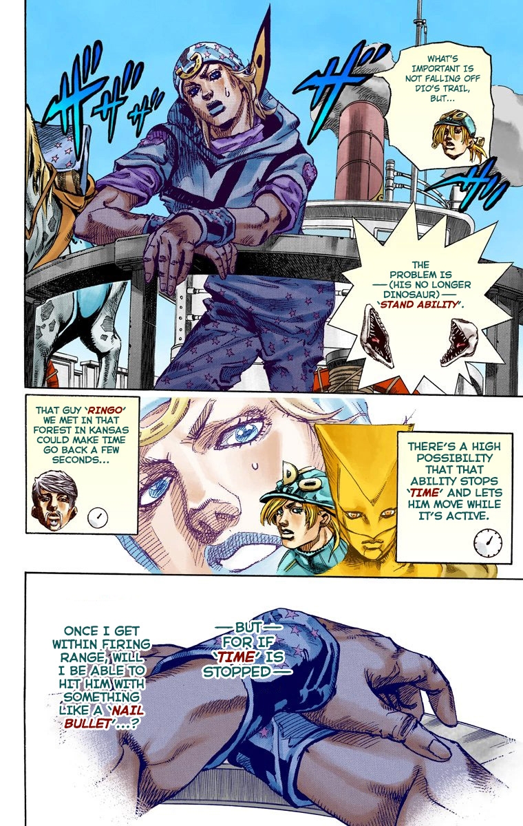 JoJo's Bizarre Adventure Steel Ball Run Colored Manga