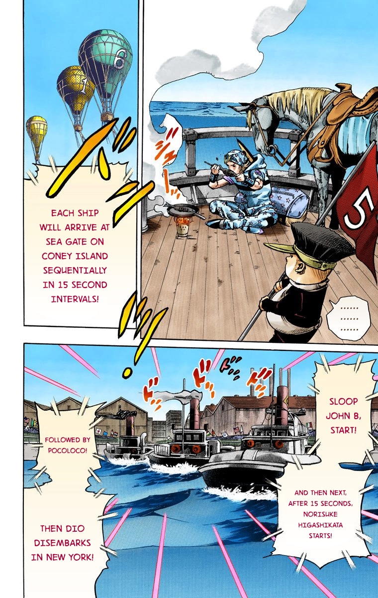 JoJo's Bizarre Adventure Steel Ball Run Colored Manga
