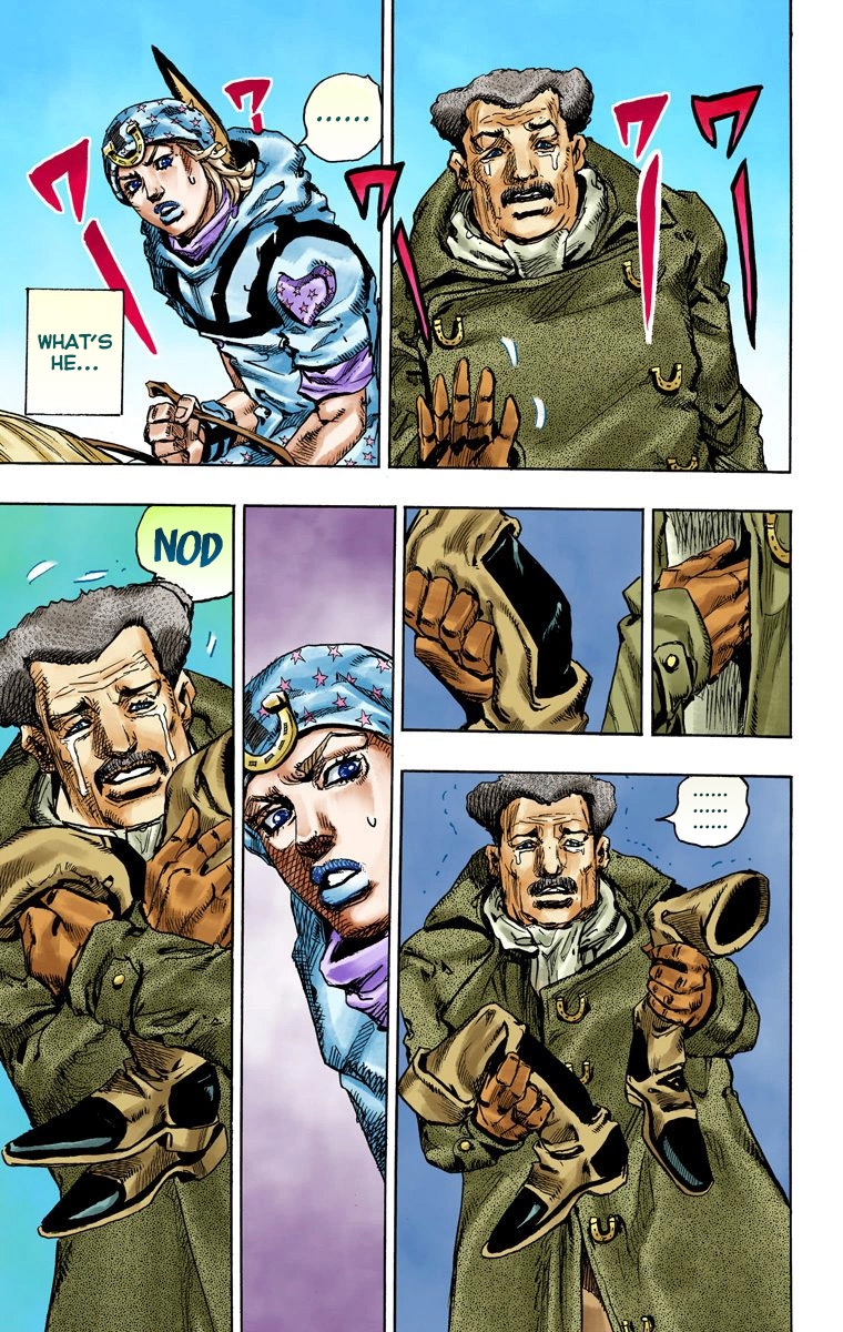 JoJo's Bizarre Adventure Steel Ball Run Colored Manga
