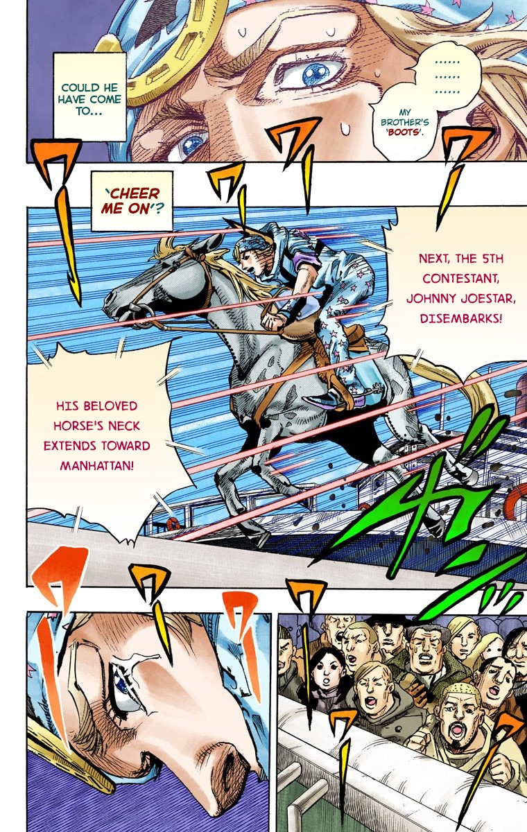 JoJo's Bizarre Adventure Steel Ball Run Colored Manga