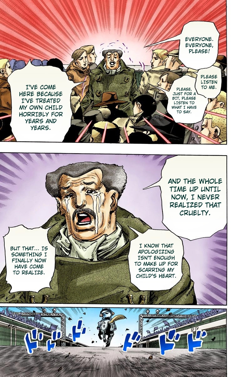 JoJo's Bizarre Adventure Steel Ball Run Colored Manga