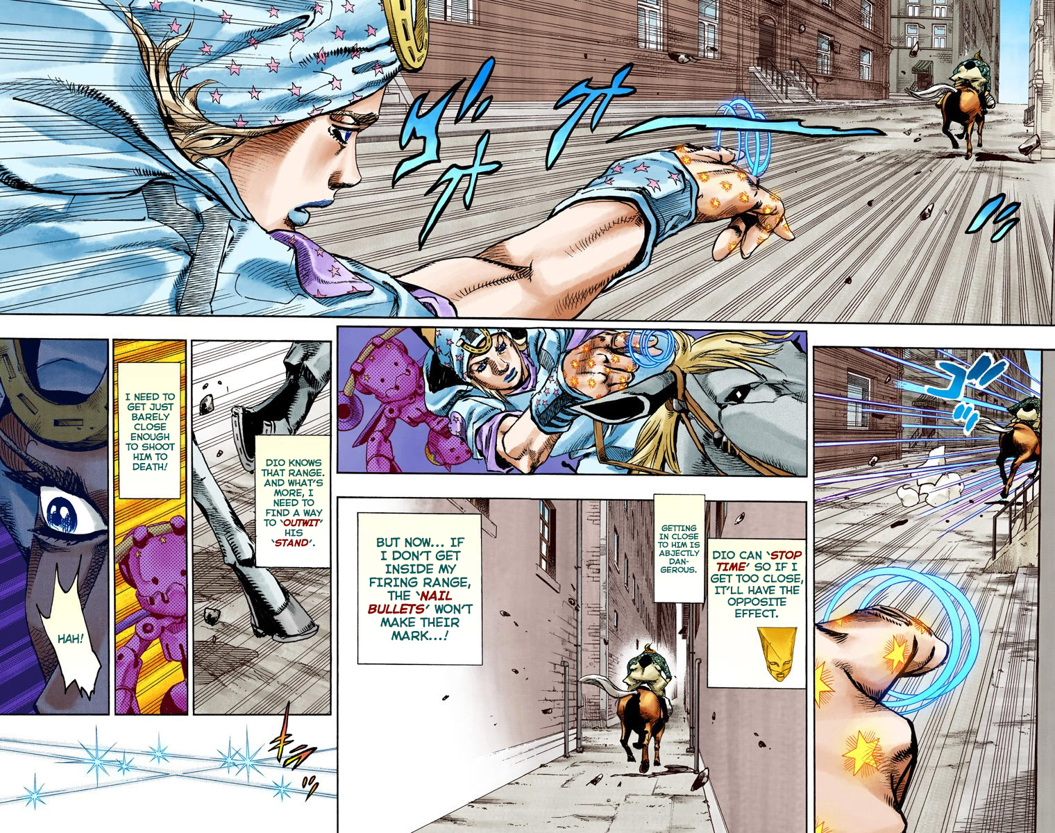 JoJo's Bizarre Adventure Steel Ball Run Colored Manga