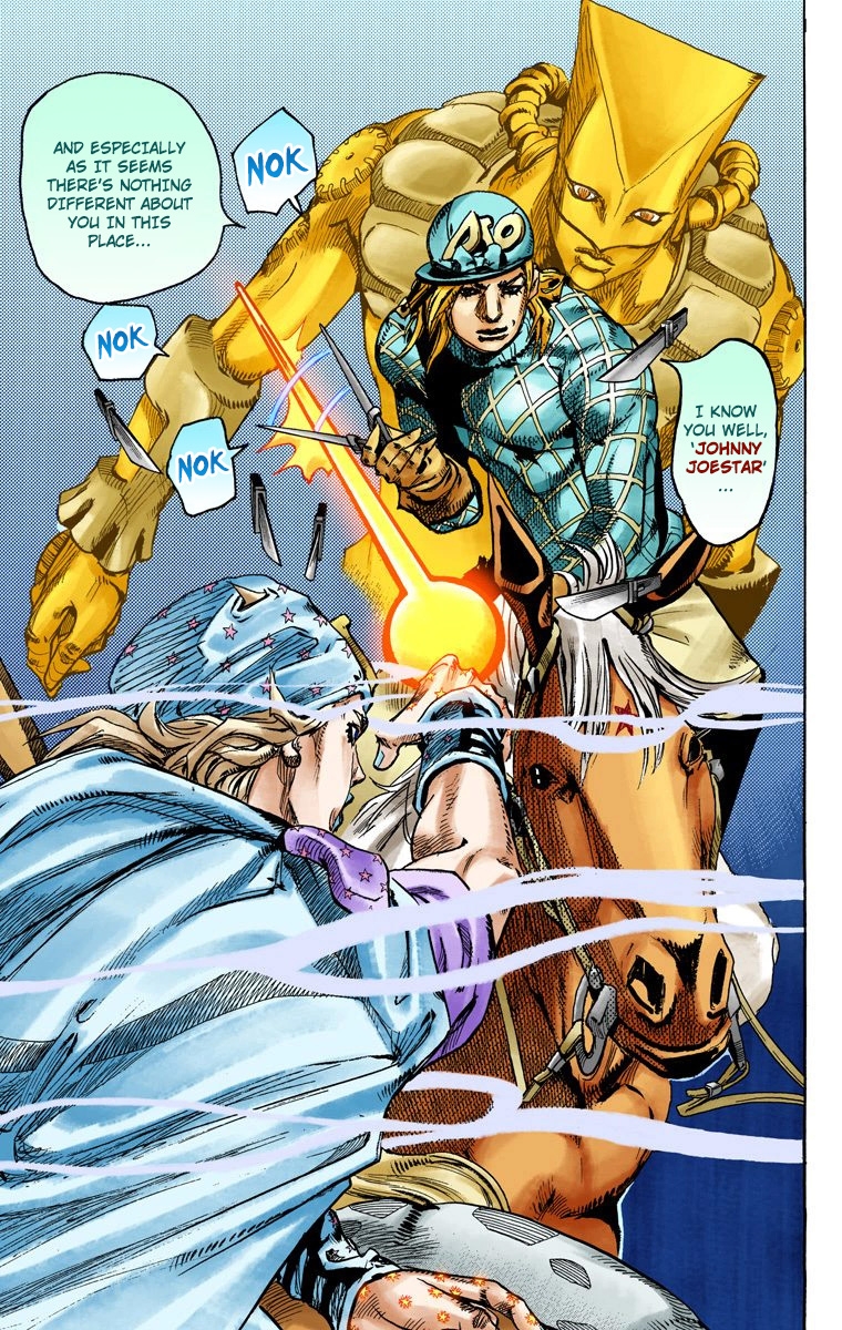 JoJo's Bizarre Adventure Steel Ball Run Colored Manga