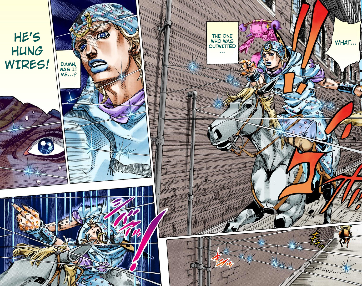 JoJo's Bizarre Adventure Steel Ball Run Colored Manga