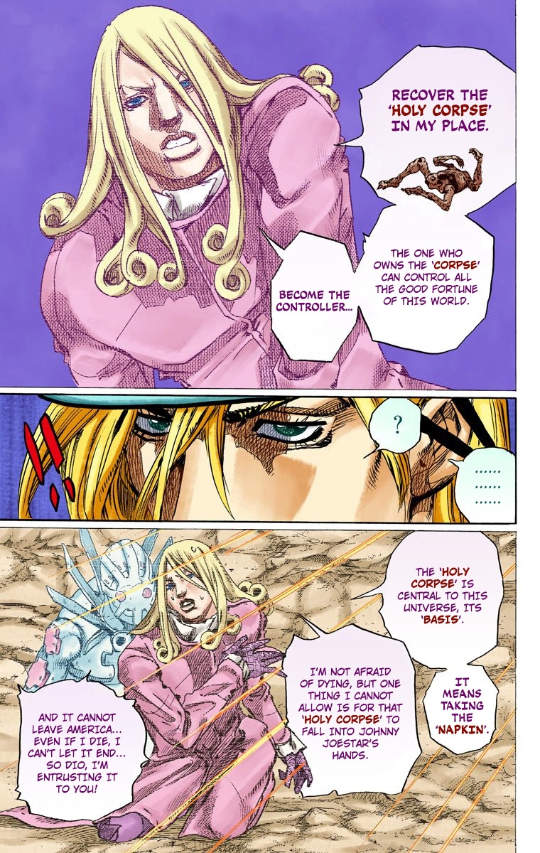 JoJo's Bizarre Adventure Steel Ball Run Colored Manga