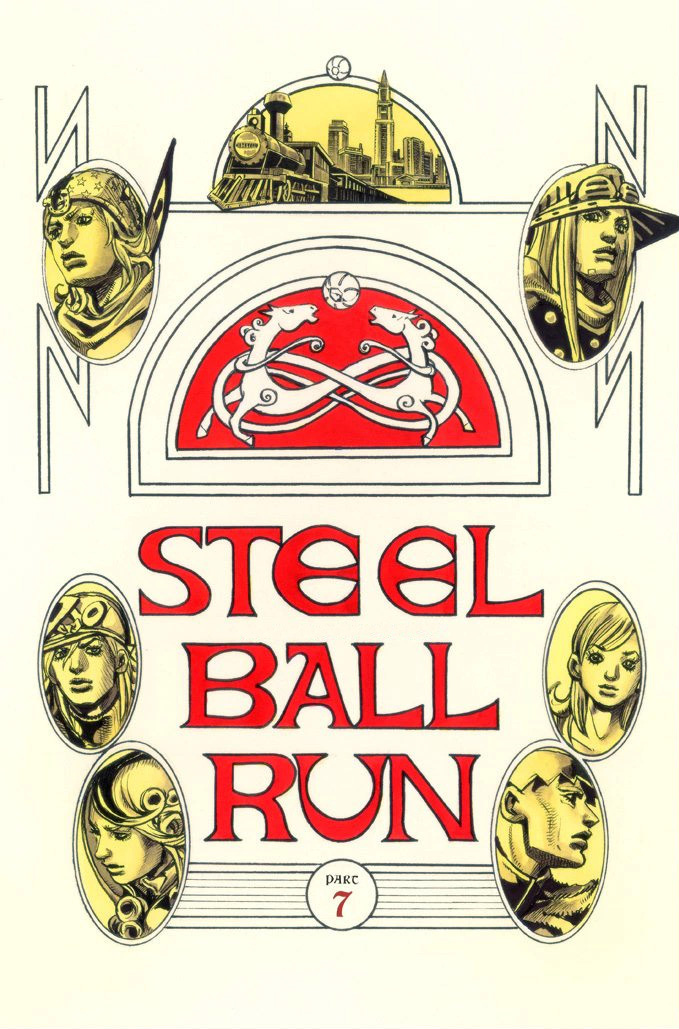 JoJo's Bizarre Adventure Steel Ball Run Colored Manga