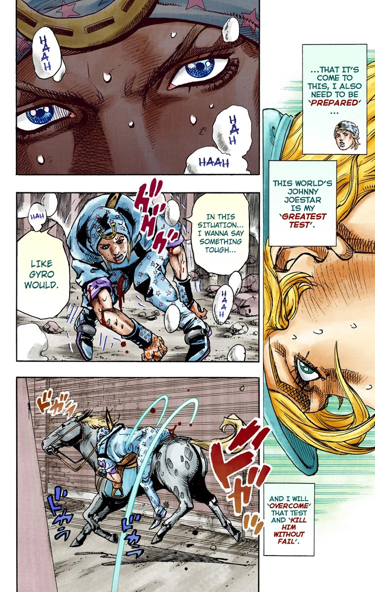 JoJo's Bizarre Adventure Steel Ball Run Colored Manga
