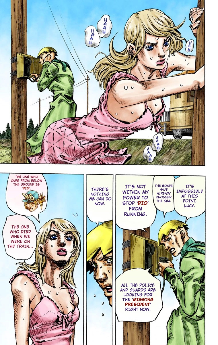 JoJo's Bizarre Adventure Steel Ball Run Colored Manga