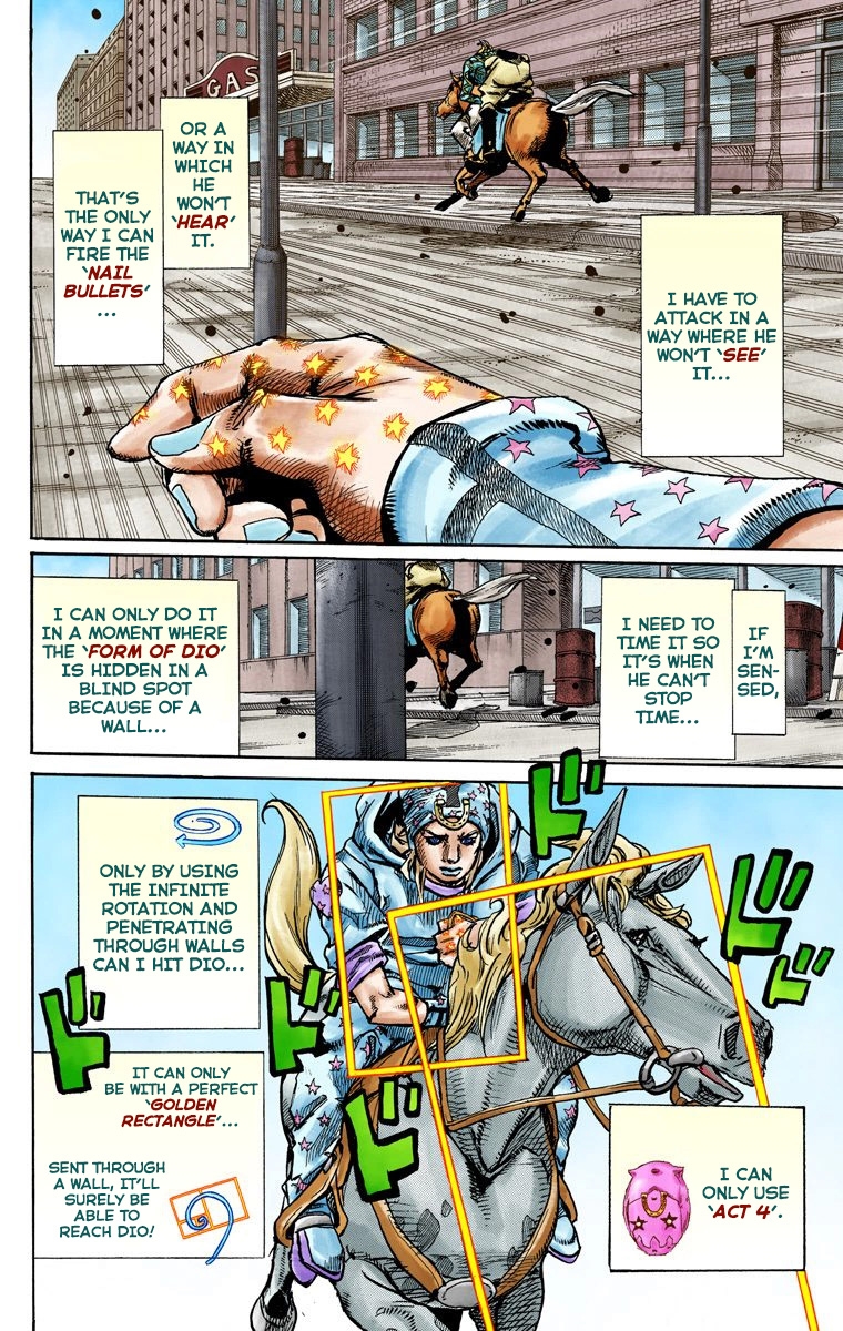JoJo's Bizarre Adventure Steel Ball Run Colored Manga