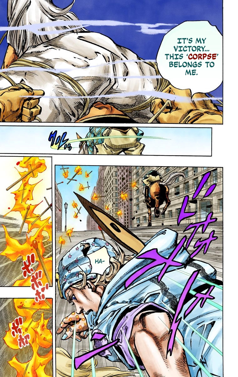 JoJo's Bizarre Adventure Steel Ball Run Colored Manga
