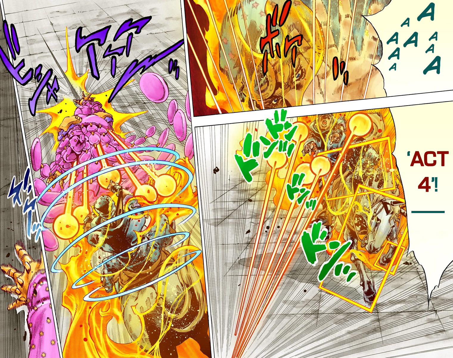 JoJo's Bizarre Adventure Steel Ball Run Colored Manga