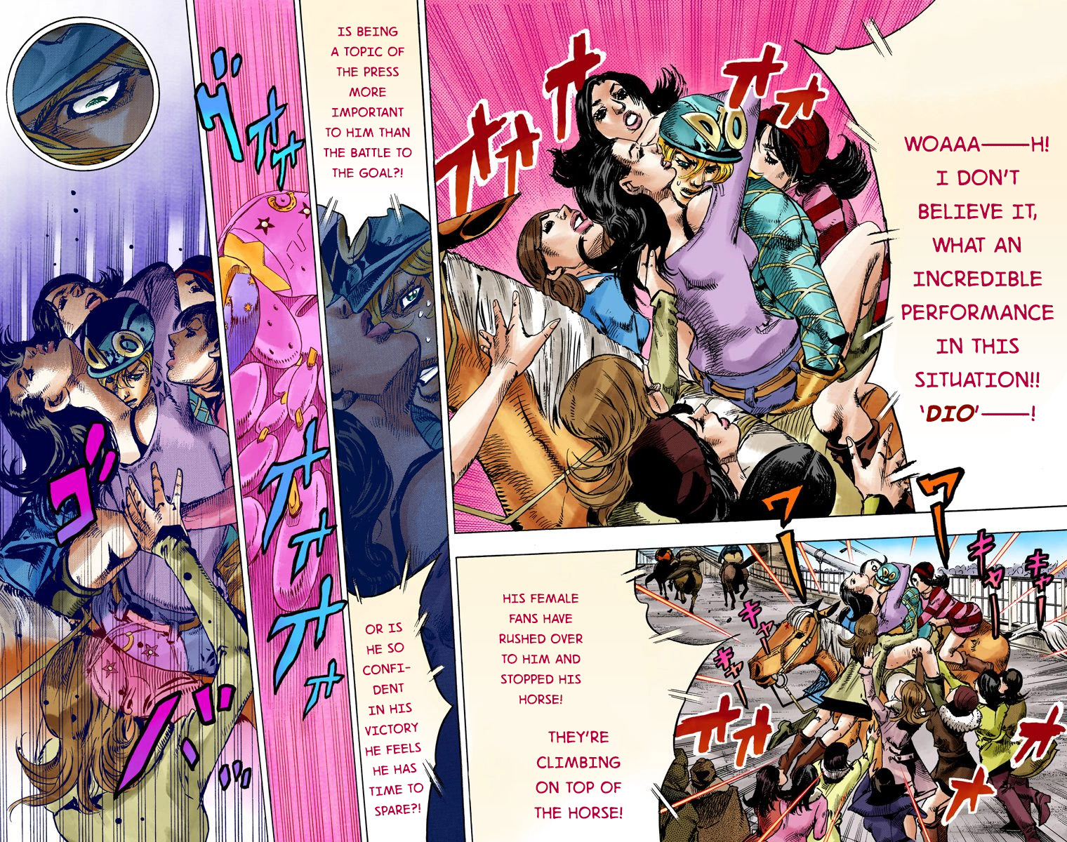 JoJo's Bizarre Adventure Steel Ball Run Colored Manga