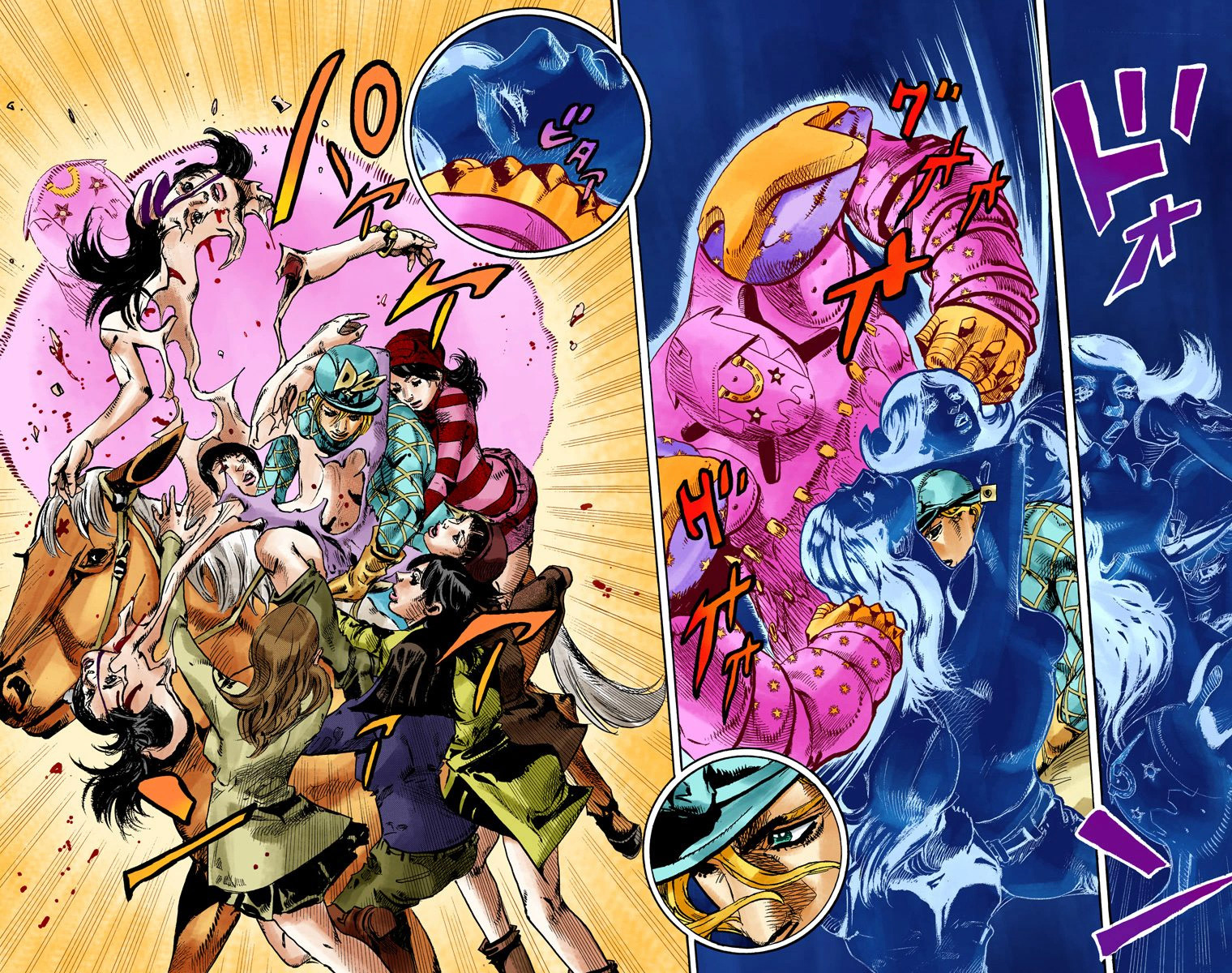 JoJo's Bizarre Adventure Steel Ball Run Colored Manga