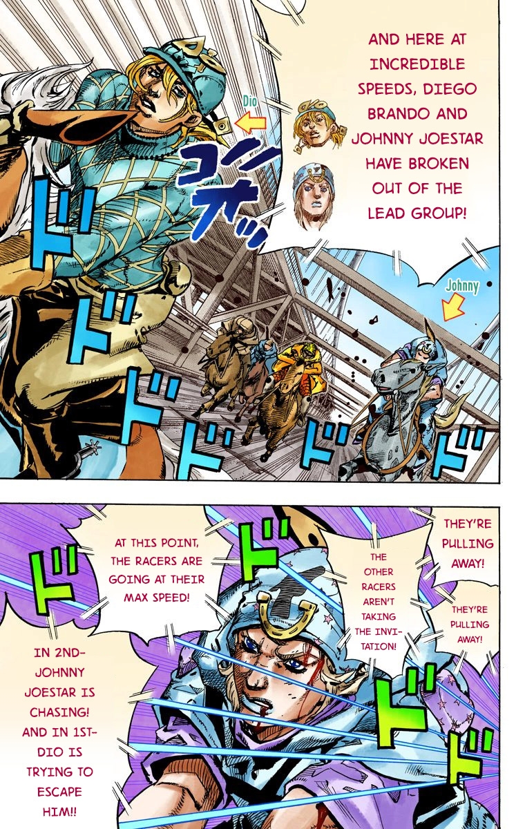 JoJo's Bizarre Adventure Steel Ball Run Colored Manga
