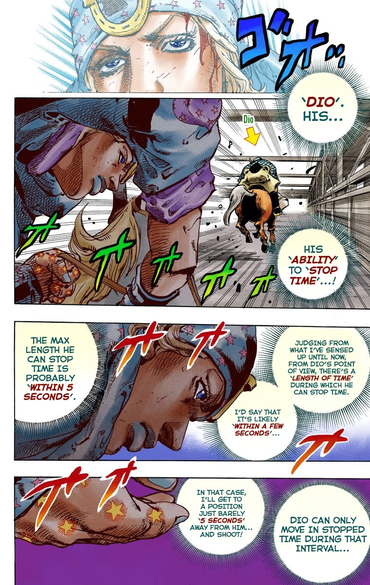 JoJo's Bizarre Adventure Steel Ball Run Colored Manga