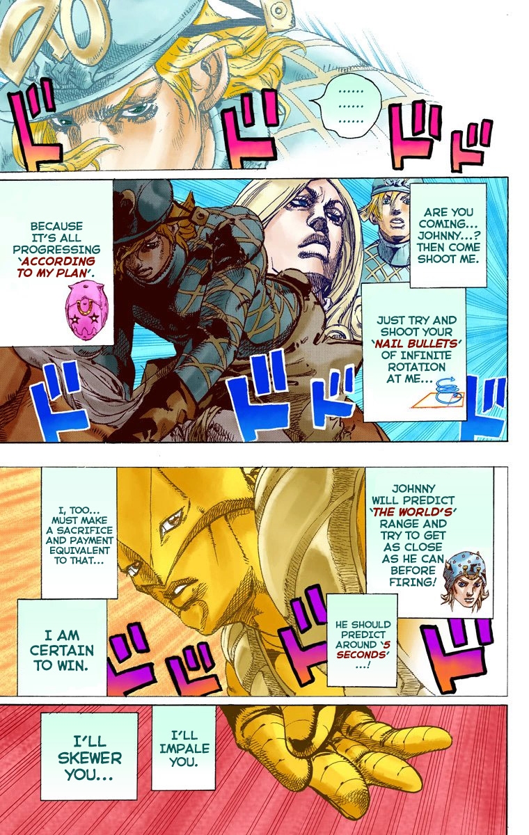 JoJo's Bizarre Adventure Steel Ball Run Colored Manga