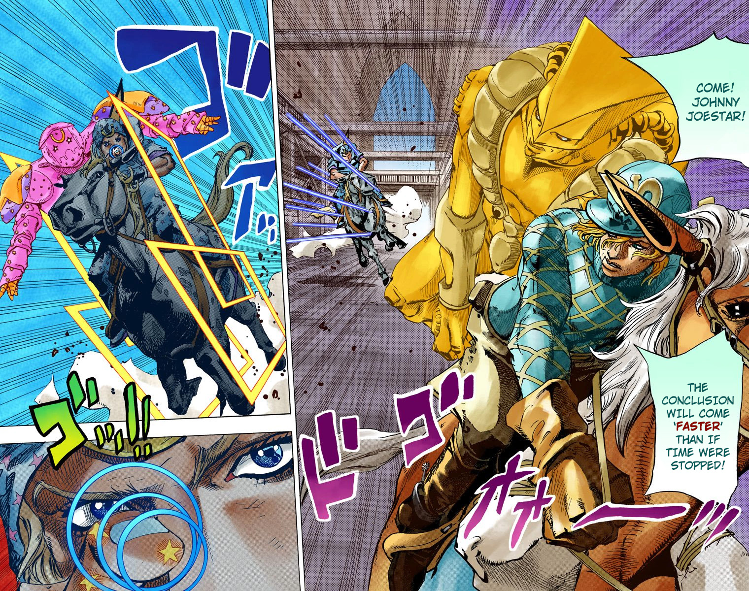 JoJo's Bizarre Adventure Steel Ball Run Colored Manga