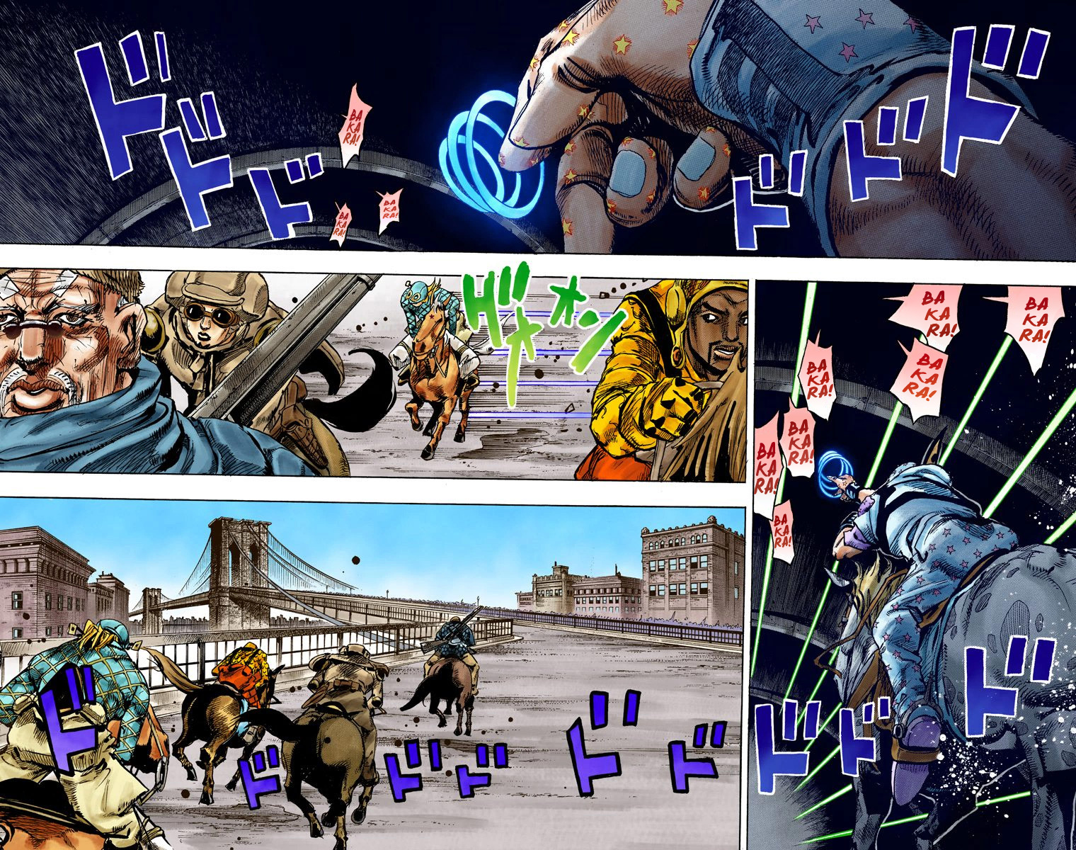 JoJo's Bizarre Adventure Steel Ball Run Colored Manga