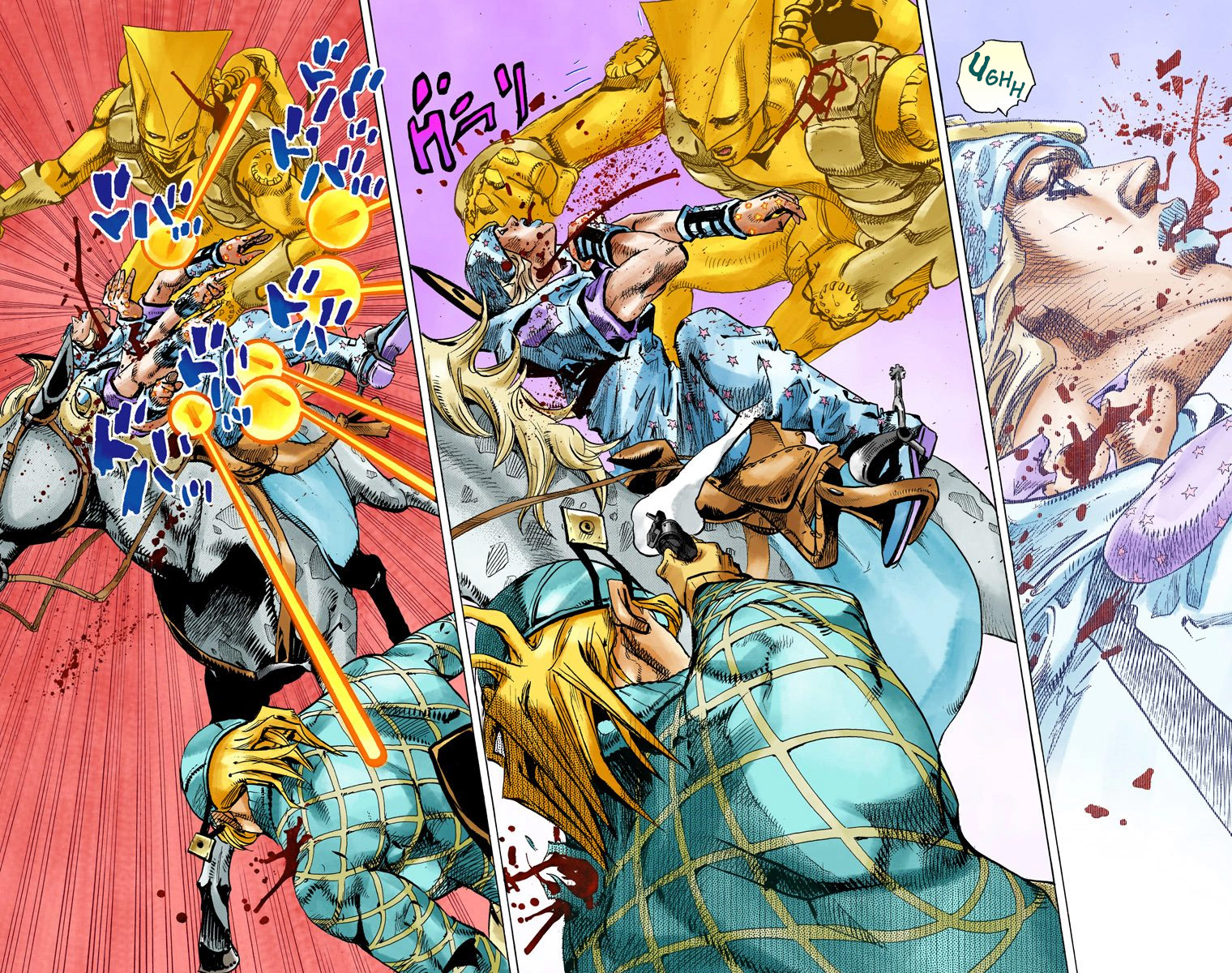 JoJo's Bizarre Adventure Steel Ball Run Colored Manga