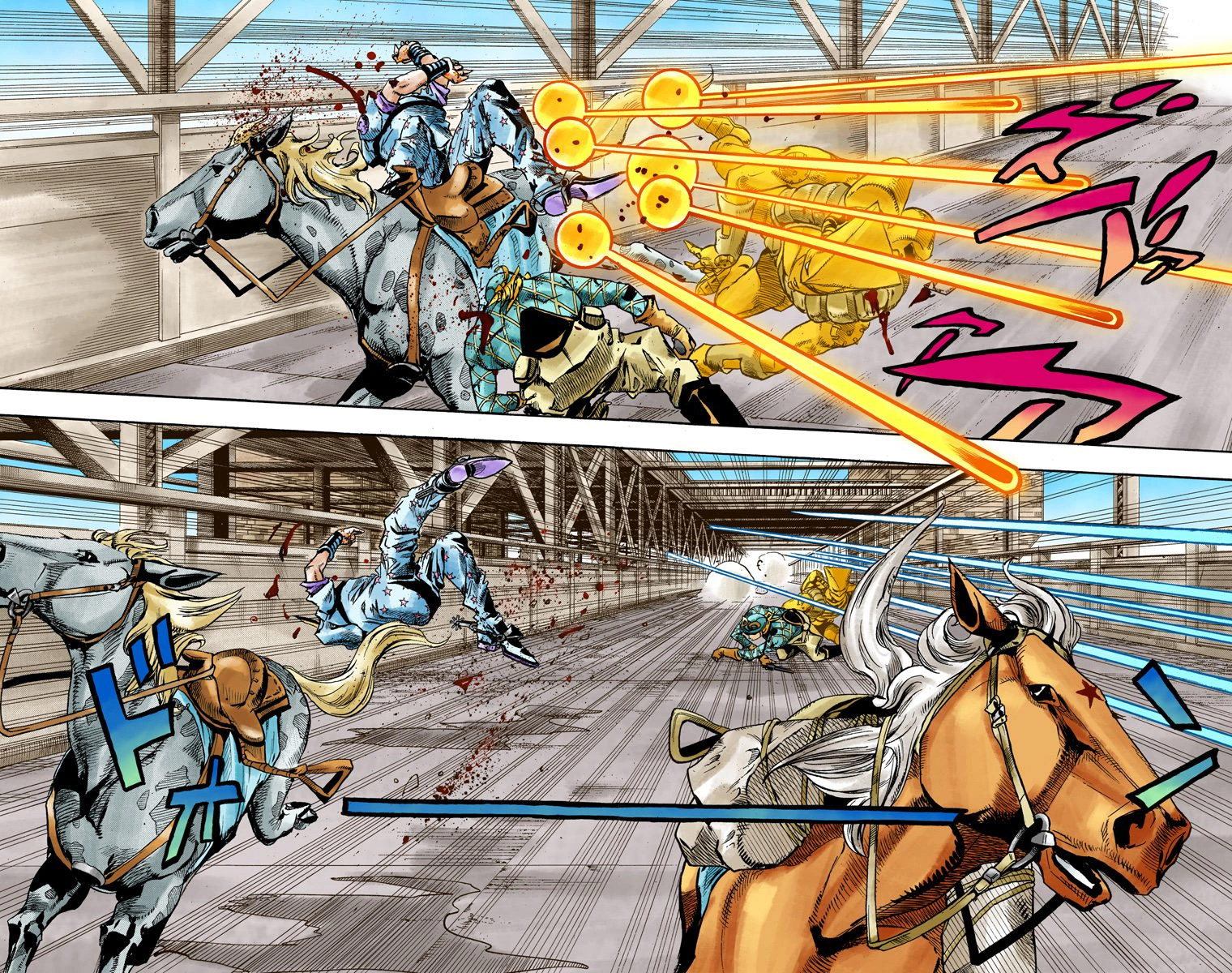 JoJo's Bizarre Adventure Steel Ball Run Colored Manga