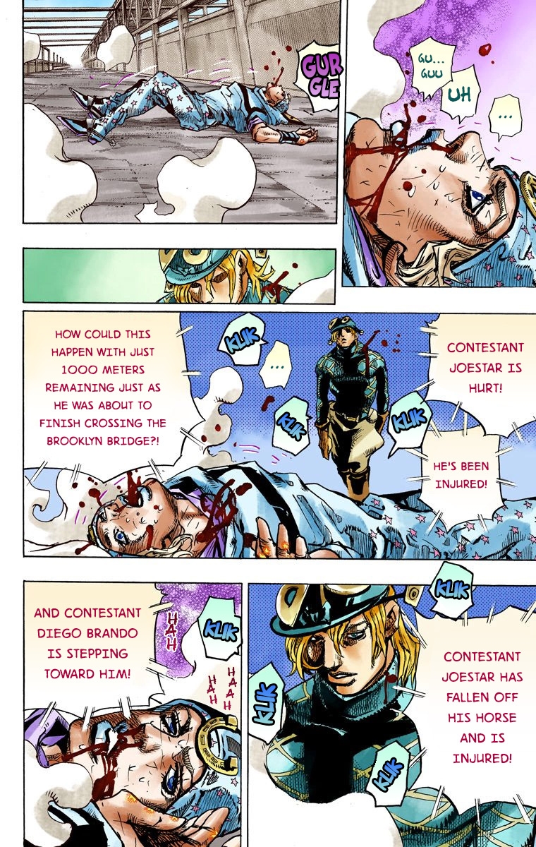JoJo's Bizarre Adventure Steel Ball Run Colored Manga