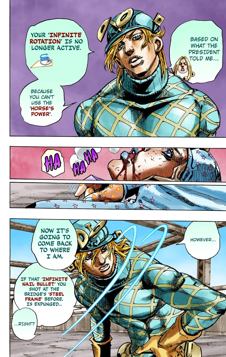 JoJo's Bizarre Adventure Steel Ball Run Colored Manga