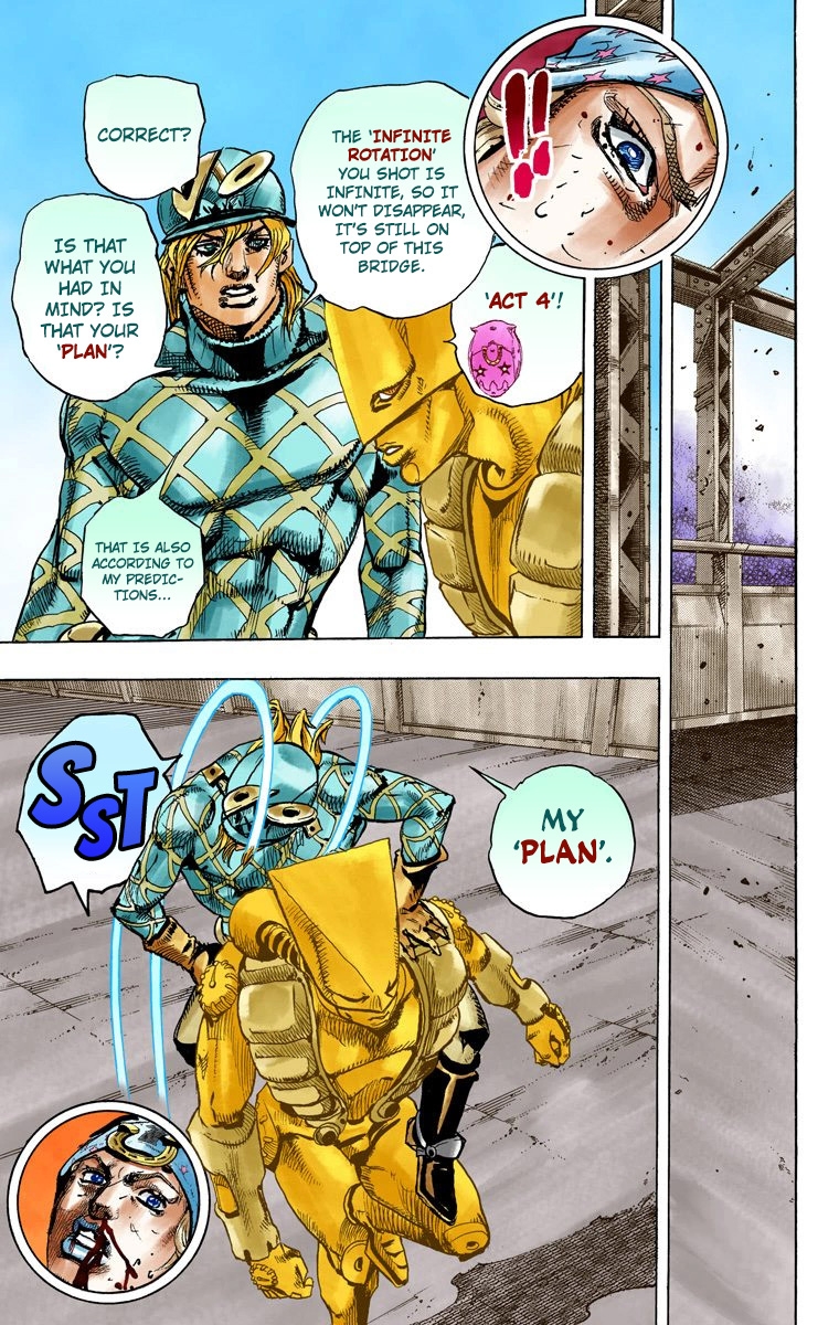 JoJo's Bizarre Adventure Steel Ball Run Colored Manga