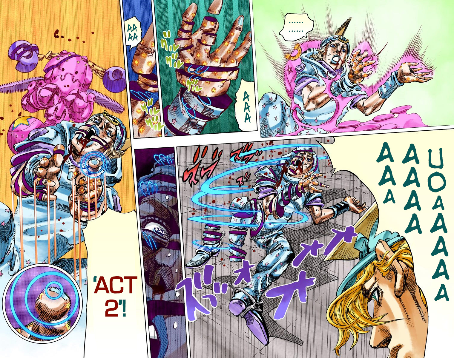 JoJo's Bizarre Adventure Steel Ball Run Colored Manga