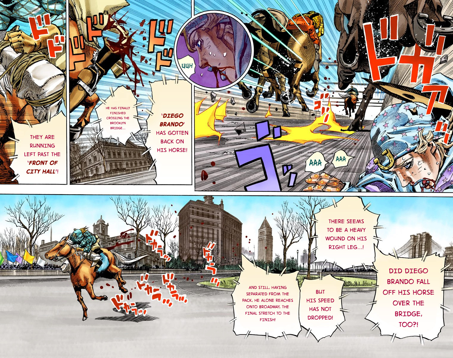 JoJo's Bizarre Adventure Steel Ball Run Colored Manga