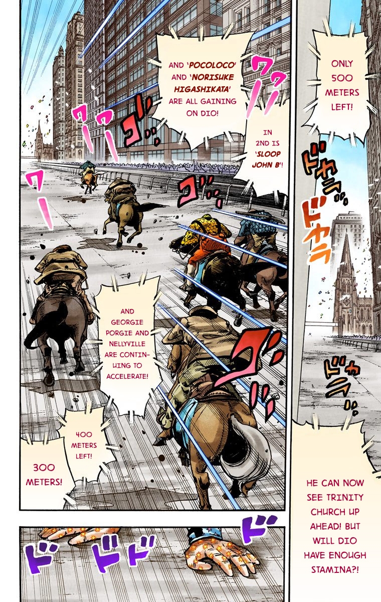JoJo's Bizarre Adventure Steel Ball Run Colored Manga