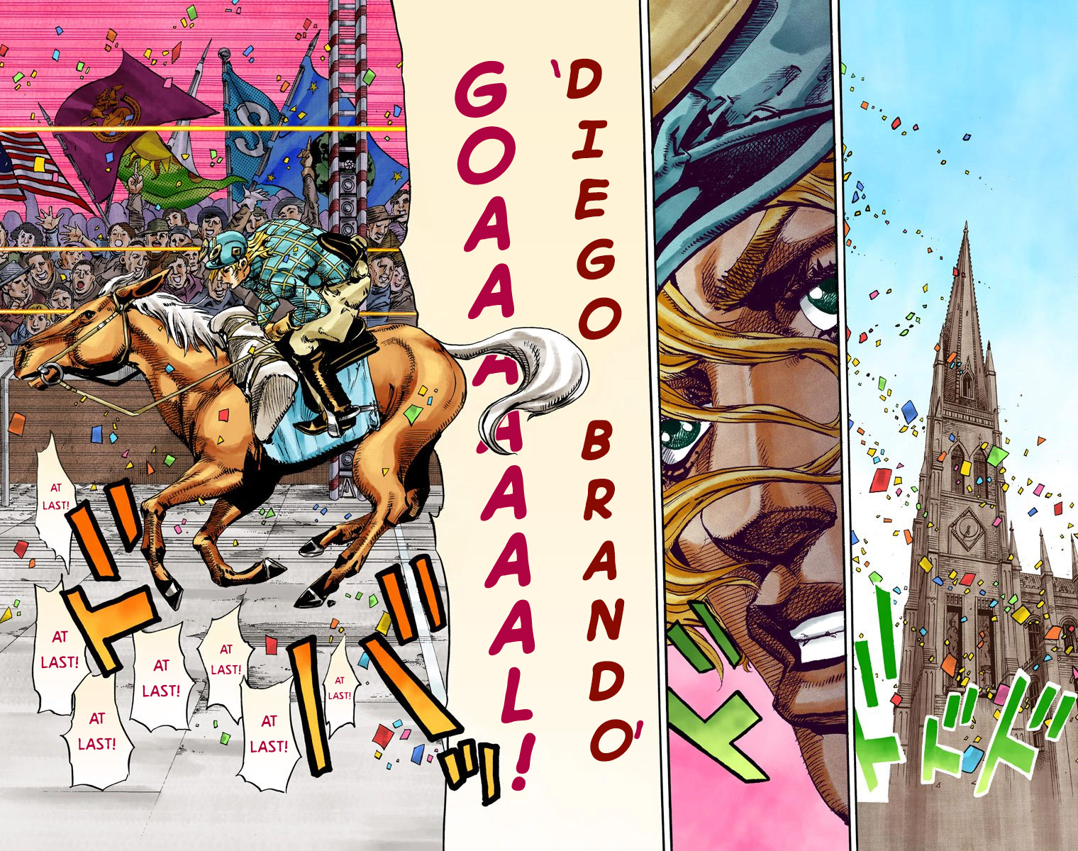 JoJo's Bizarre Adventure Steel Ball Run Colored Manga