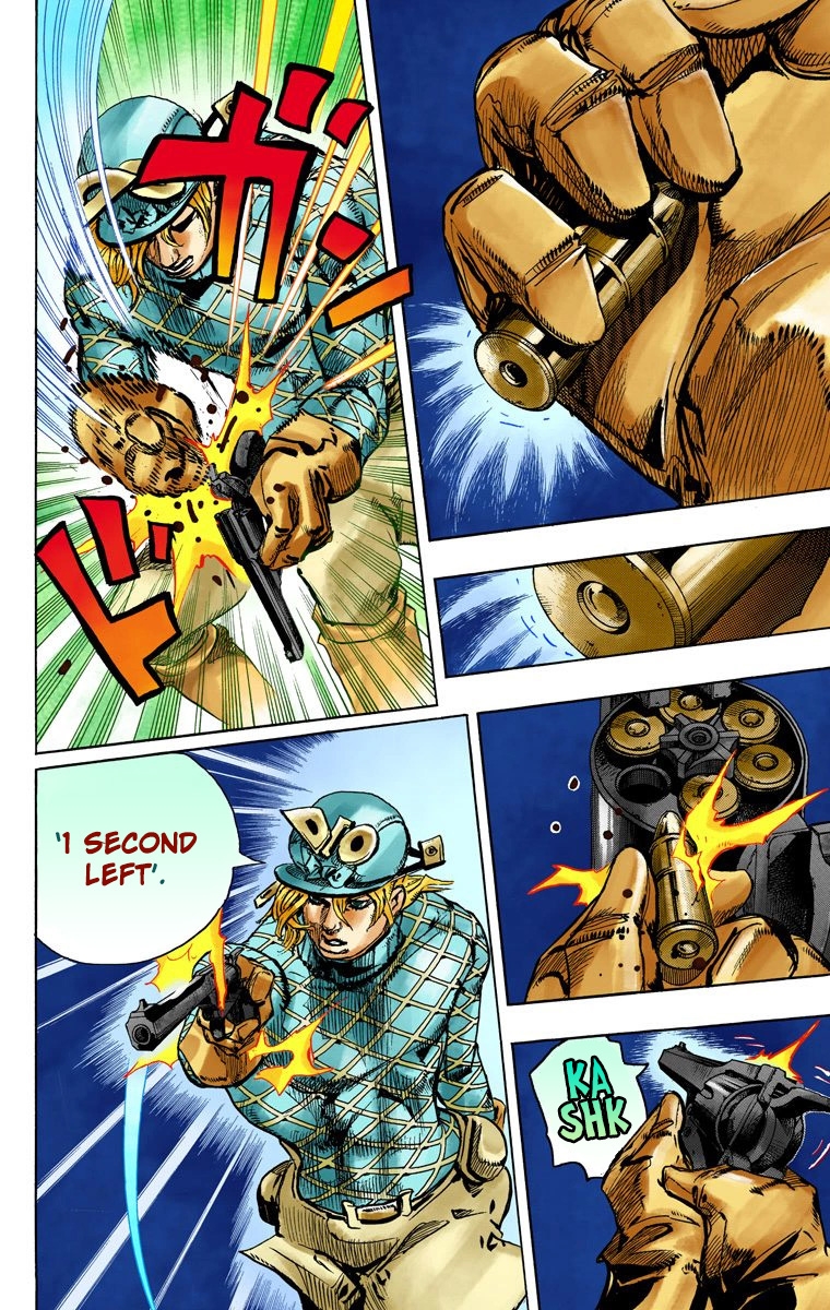 JoJo's Bizarre Adventure Steel Ball Run Colored Manga