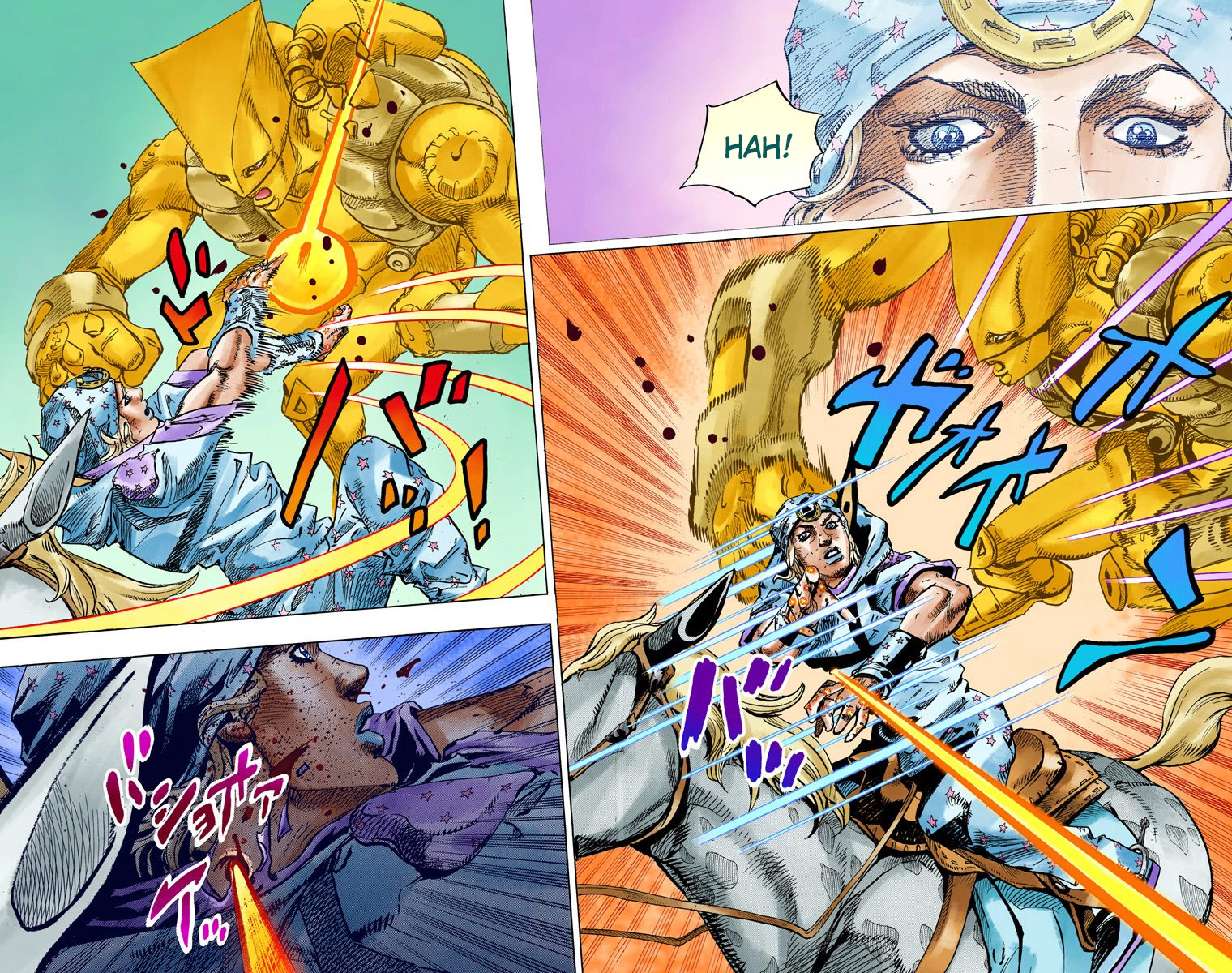 JoJo's Bizarre Adventure Steel Ball Run Colored Manga