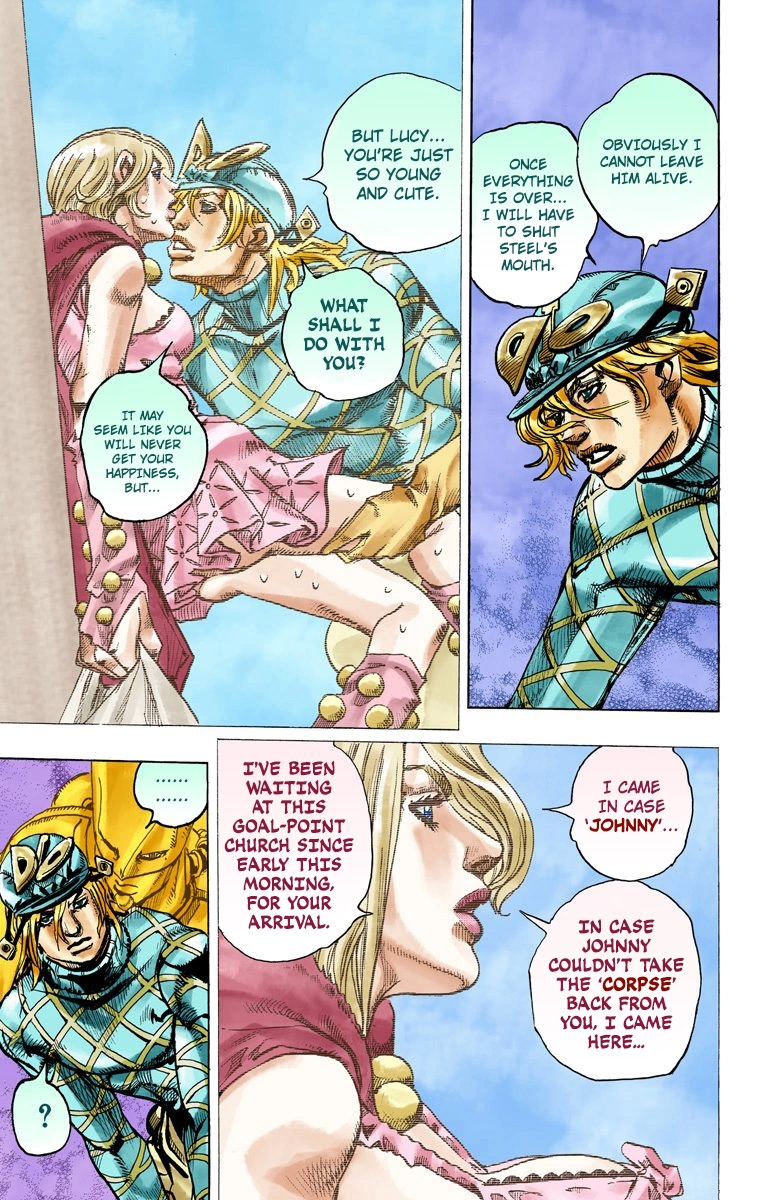 JoJo's Bizarre Adventure Steel Ball Run Colored Manga
