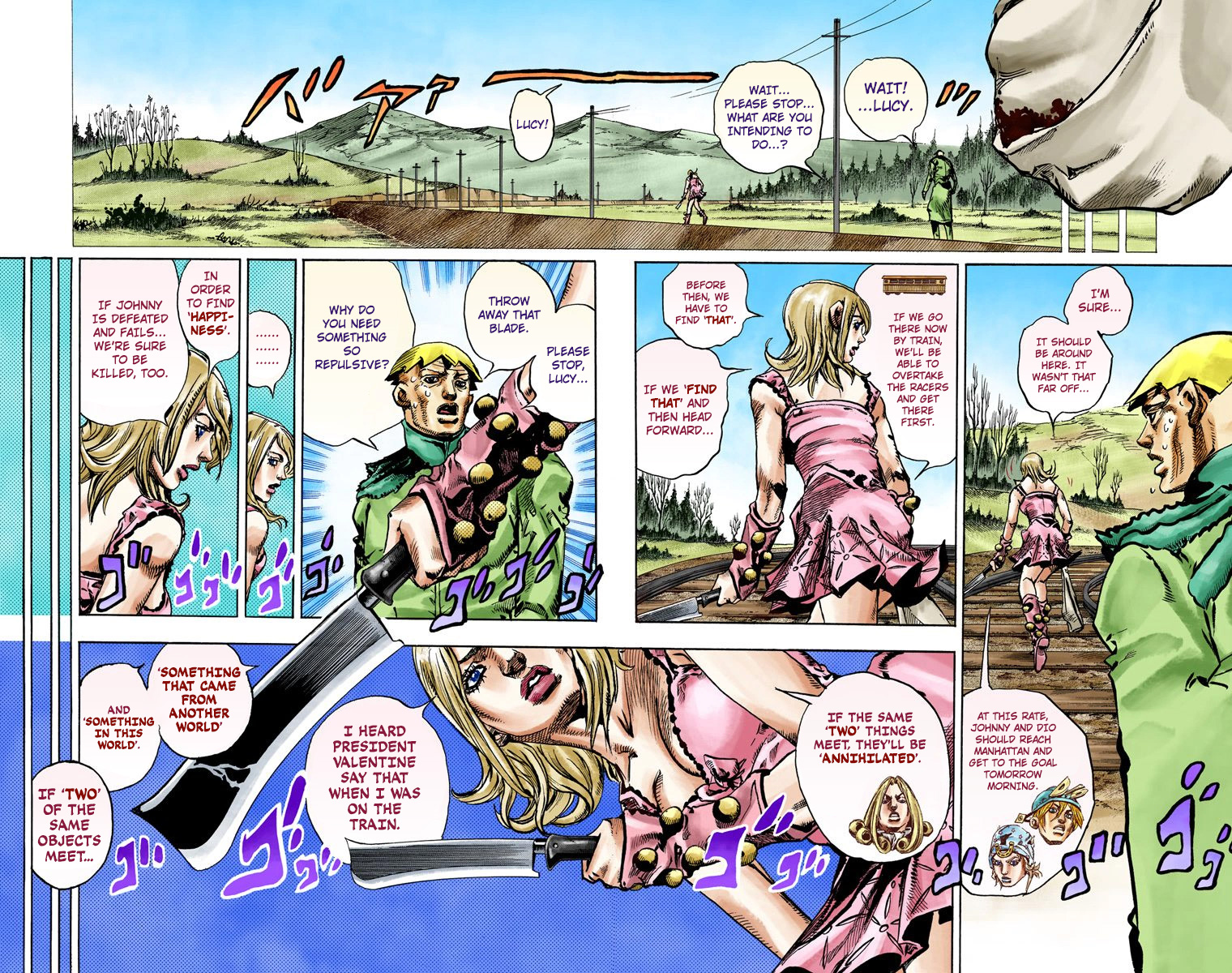 JoJo's Bizarre Adventure Steel Ball Run Colored Manga