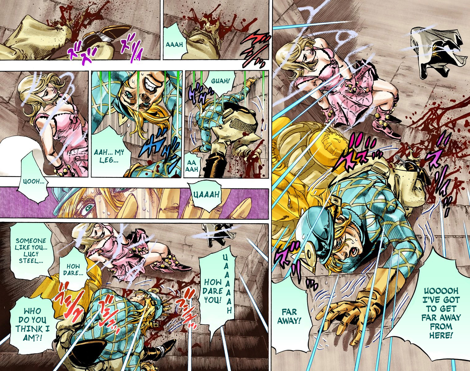 JoJo's Bizarre Adventure Steel Ball Run Colored Manga