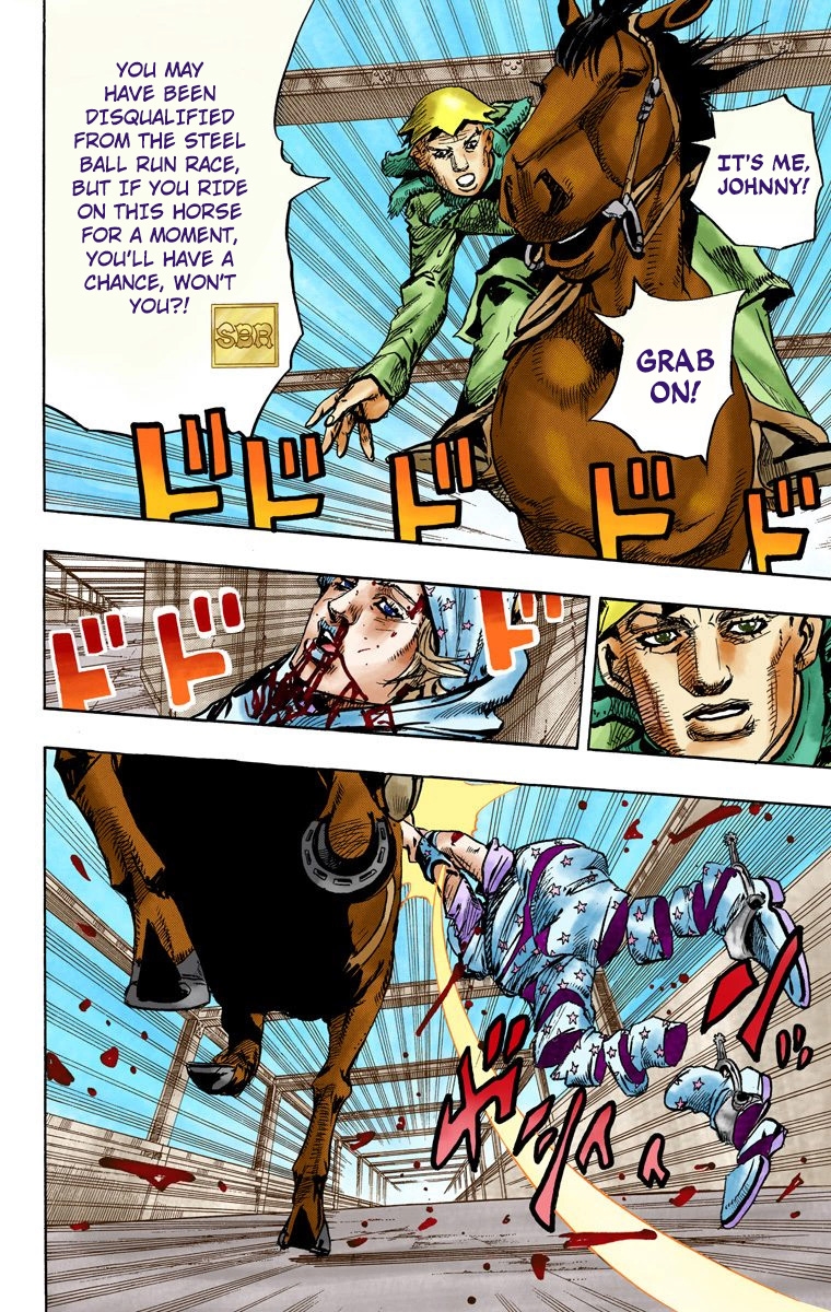 JoJo's Bizarre Adventure Steel Ball Run Colored Manga